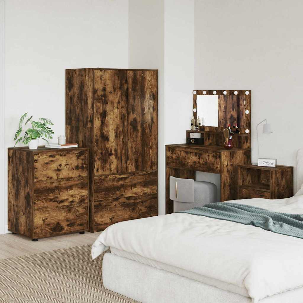 Aufbewahrungsschrank Geräucherte Eiche 60 x 48 x 81 cm