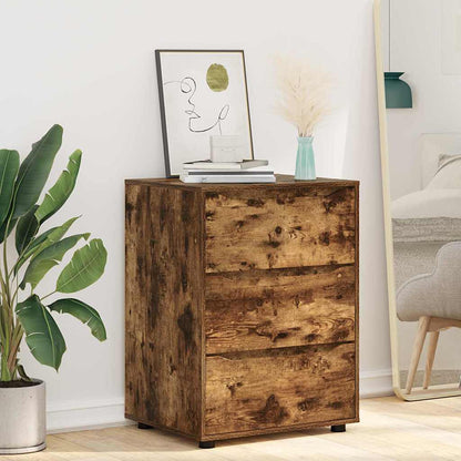 Aufbewahrungsschrank Geräucherte Eiche 60 x 48 x 81 cm