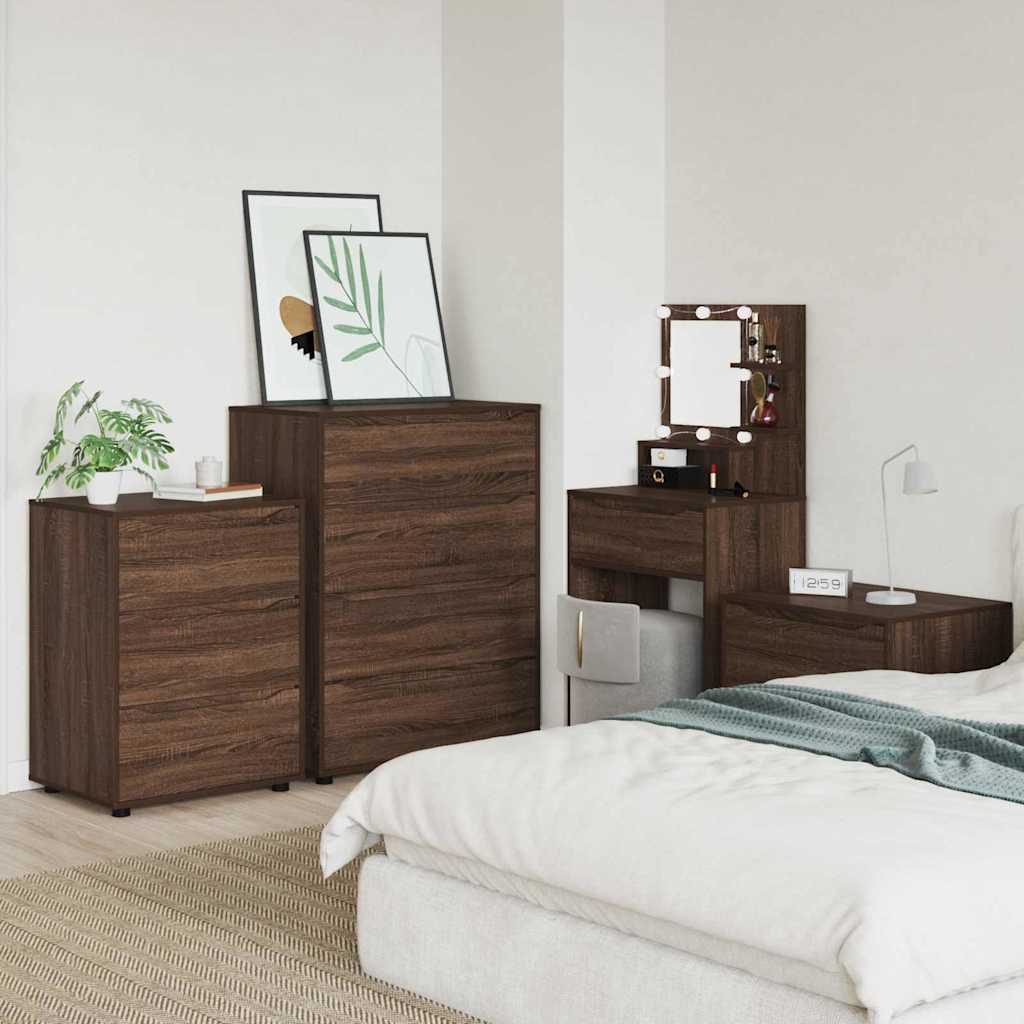 vidaXL Aufbewahrungsschrank Braun Eichen-Optik 60 x 48 x 81 cm