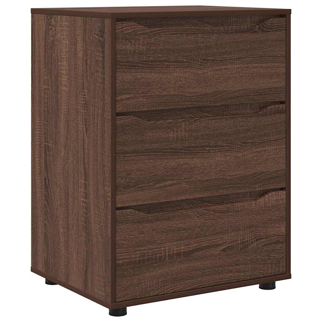 vidaXL Aufbewahrungsschrank Braun Eichen-Optik 60 x 48 x 81 cm