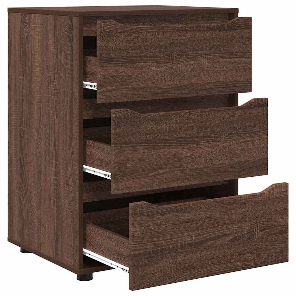 vidaXL Aufbewahrungsschrank Braun Eichen-Optik 60 x 48 x 81 cm