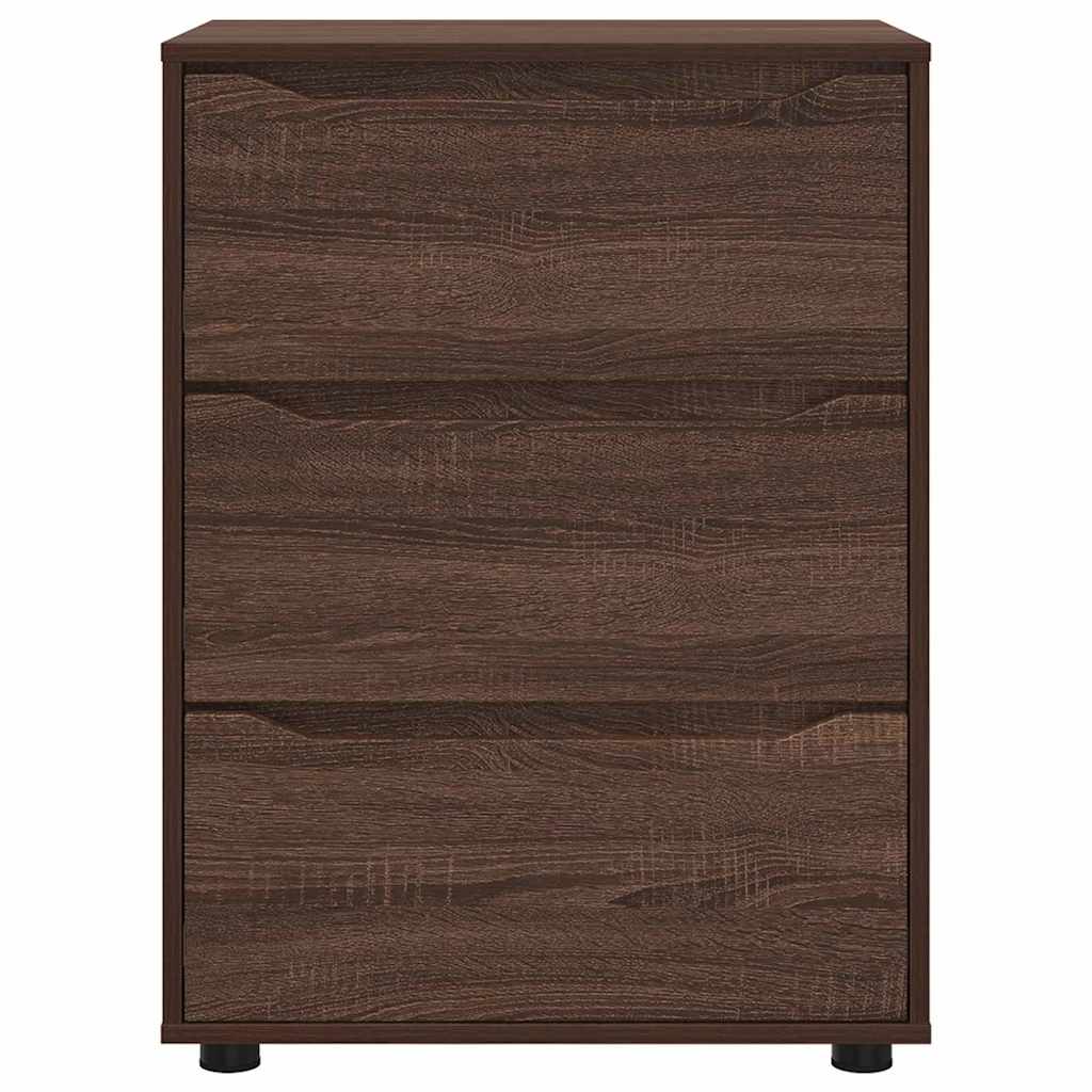 vidaXL Aufbewahrungsschrank Braun Eichen-Optik 60 x 48 x 81 cm