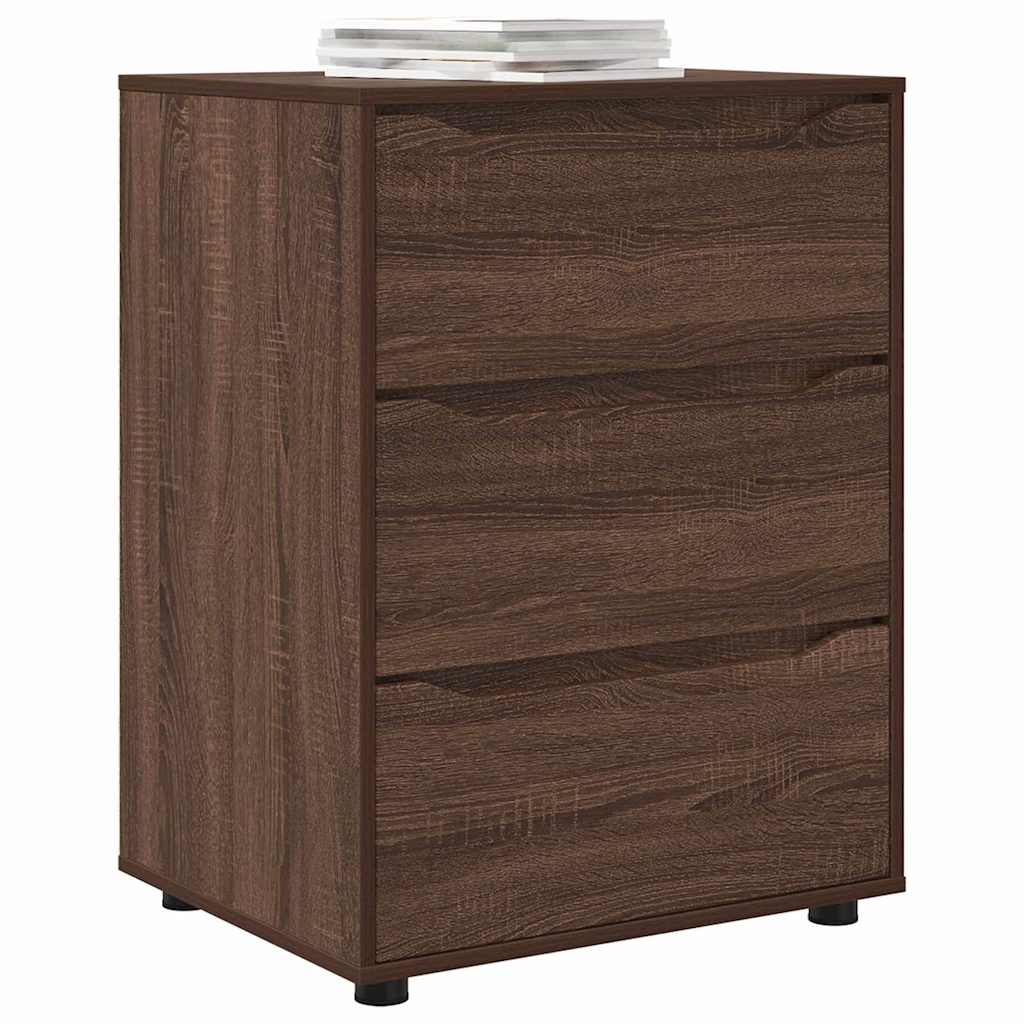 vidaXL Aufbewahrungsschrank Braun Eichen-Optik 60 x 48 x 81 cm