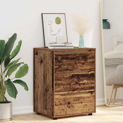 vidaXL Aufbewahrungsschrank Altholz 60 x 48 x 81 cm Holzwerkstoff