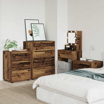 vidaXL Aufbewahrungsschrank Altholz 60 x 48 x 81 cm Holzwerkstoff