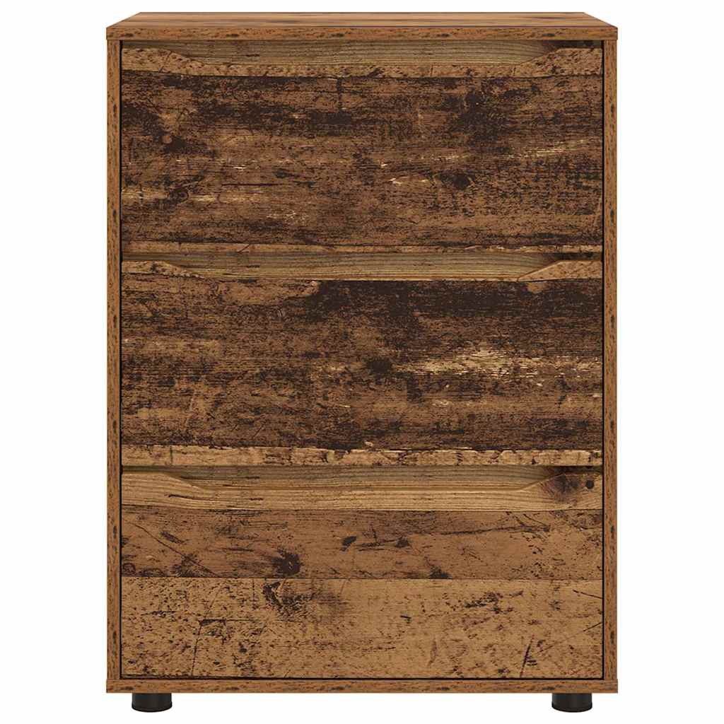 vidaXL Aufbewahrungsschrank Altholz 60 x 48 x 81 cm Holzwerkstoff