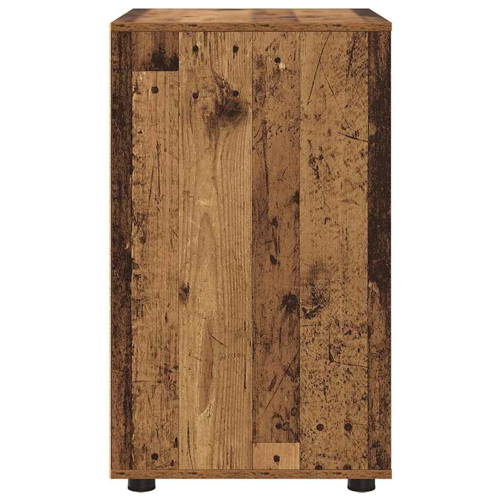 vidaXL Aufbewahrungsschrank Altholz 60 x 48 x 81 cm Holzwerkstoff