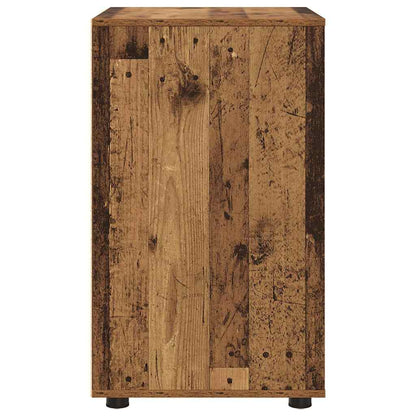 vidaXL Aufbewahrungsschrank Altholz 60 x 48 x 81 cm Holzwerkstoff