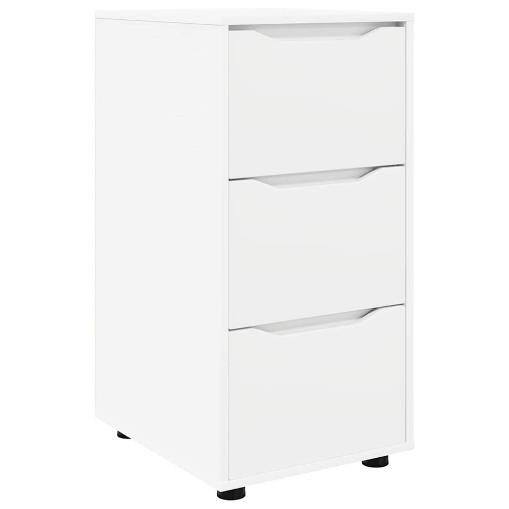 vidaXL Aufbewahrungsschrank Weiß 40 x 48 x 81 cm Holzwerkstoff