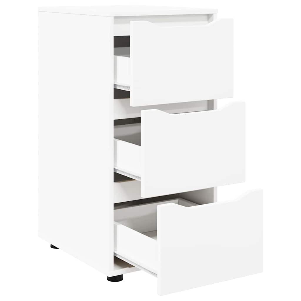 vidaXL Aufbewahrungsschrank Weiß 40 x 48 x 81 cm Holzwerkstoff
