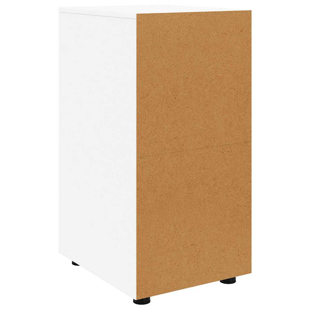 vidaXL Aufbewahrungsschrank Weiß 40 x 48 x 81 cm Holzwerkstoff