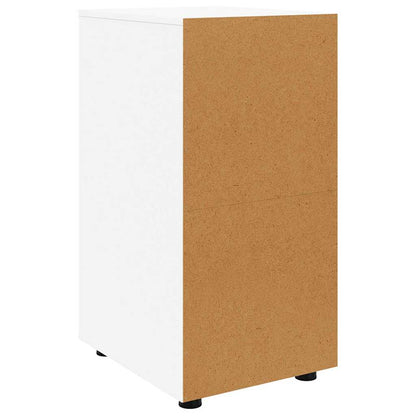 vidaXL Aufbewahrungsschrank Weiß 40 x 48 x 81 cm Holzwerkstoff