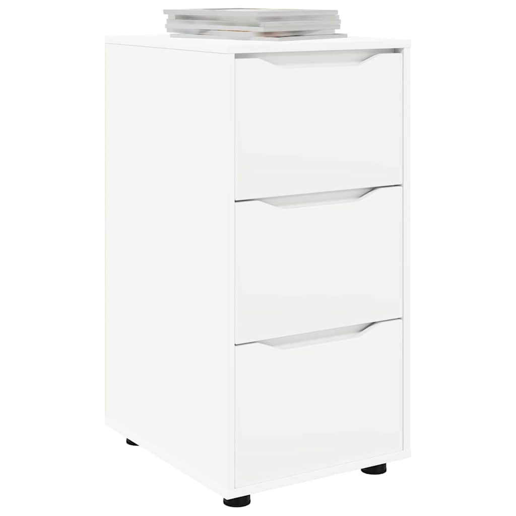 vidaXL Aufbewahrungsschrank Weiß 40 x 48 x 81 cm Holzwerkstoff