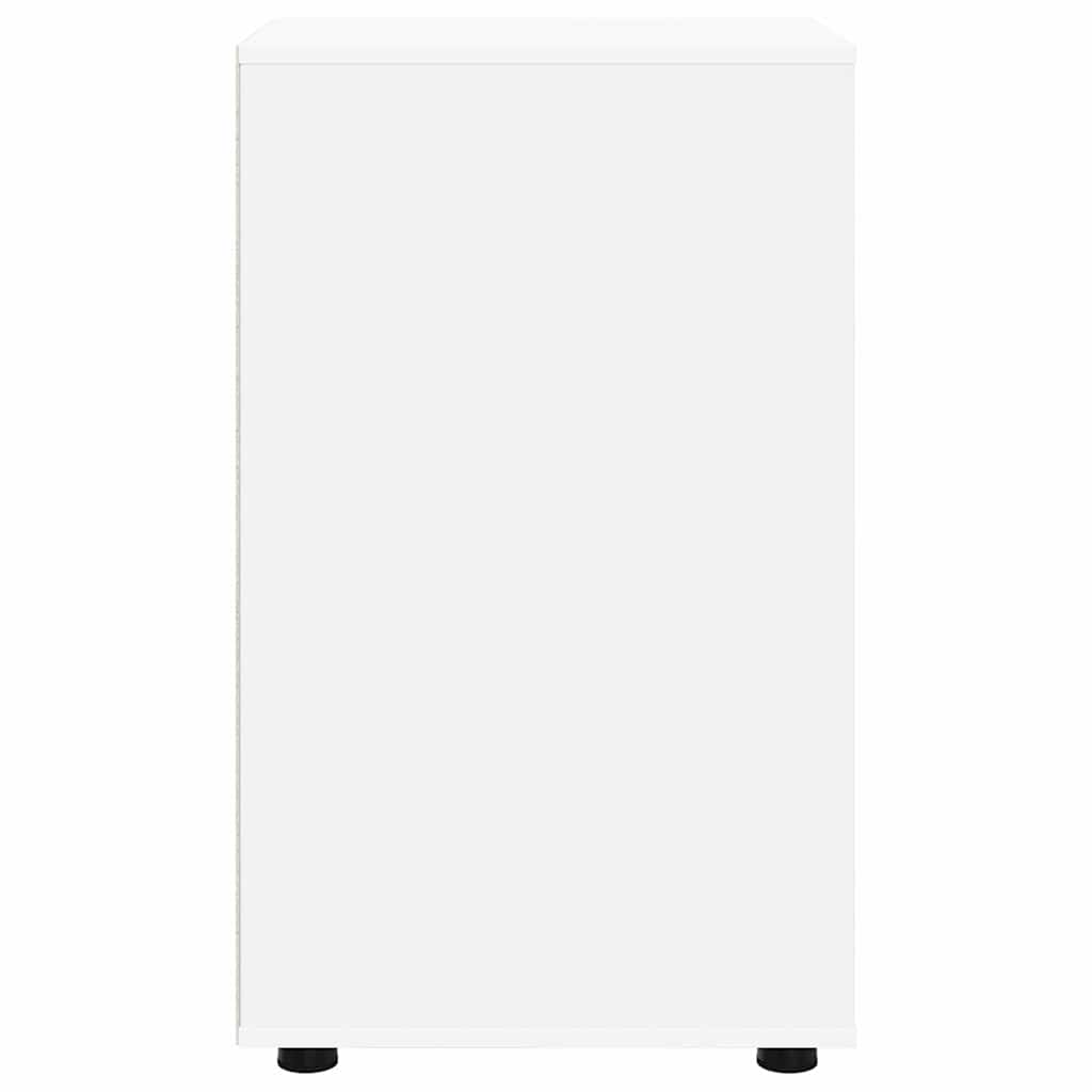 vidaXL Aufbewahrungsschrank Weiß 40 x 48 x 81 cm Holzwerkstoff