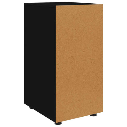 vidaXL Aufbewahrungsschrank Schwarz 40 x 48 x 81 cm Holzwerkstoff
