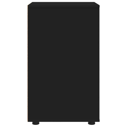 vidaXL Aufbewahrungsschrank Schwarz 40 x 48 x 81 cm Holzwerkstoff