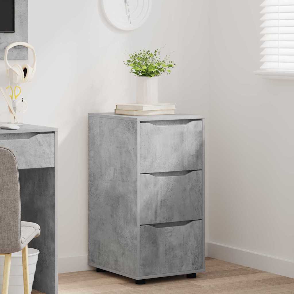 vidaXL Aufbewahrungsschrank Beton Grau 40 x 48 x 81 cm Holzwerkstoff