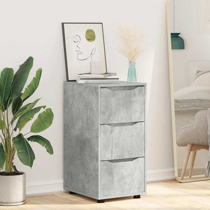 vidaXL Aufbewahrungsschrank Beton Grau 40 x 48 x 81 cm Holzwerkstoff