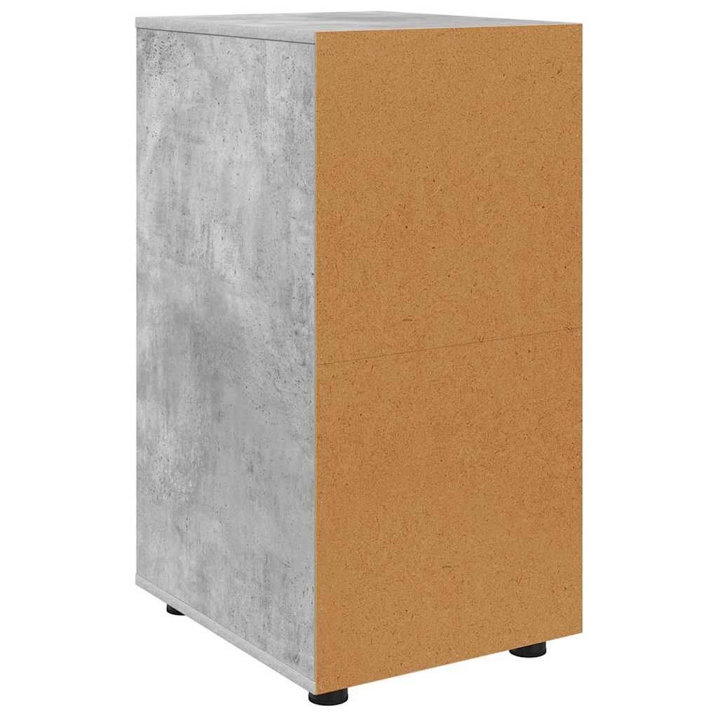 vidaXL Aufbewahrungsschrank Beton Grau 40 x 48 x 81 cm Holzwerkstoff
