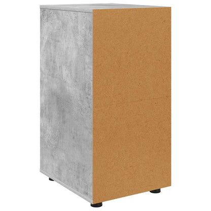 vidaXL Aufbewahrungsschrank Beton Grau 40 x 48 x 81 cm Holzwerkstoff