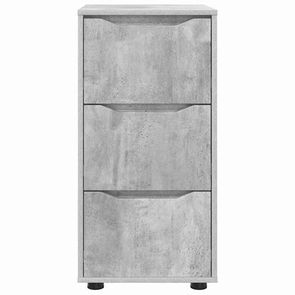 vidaXL Aufbewahrungsschrank Beton Grau 40 x 48 x 81 cm Holzwerkstoff