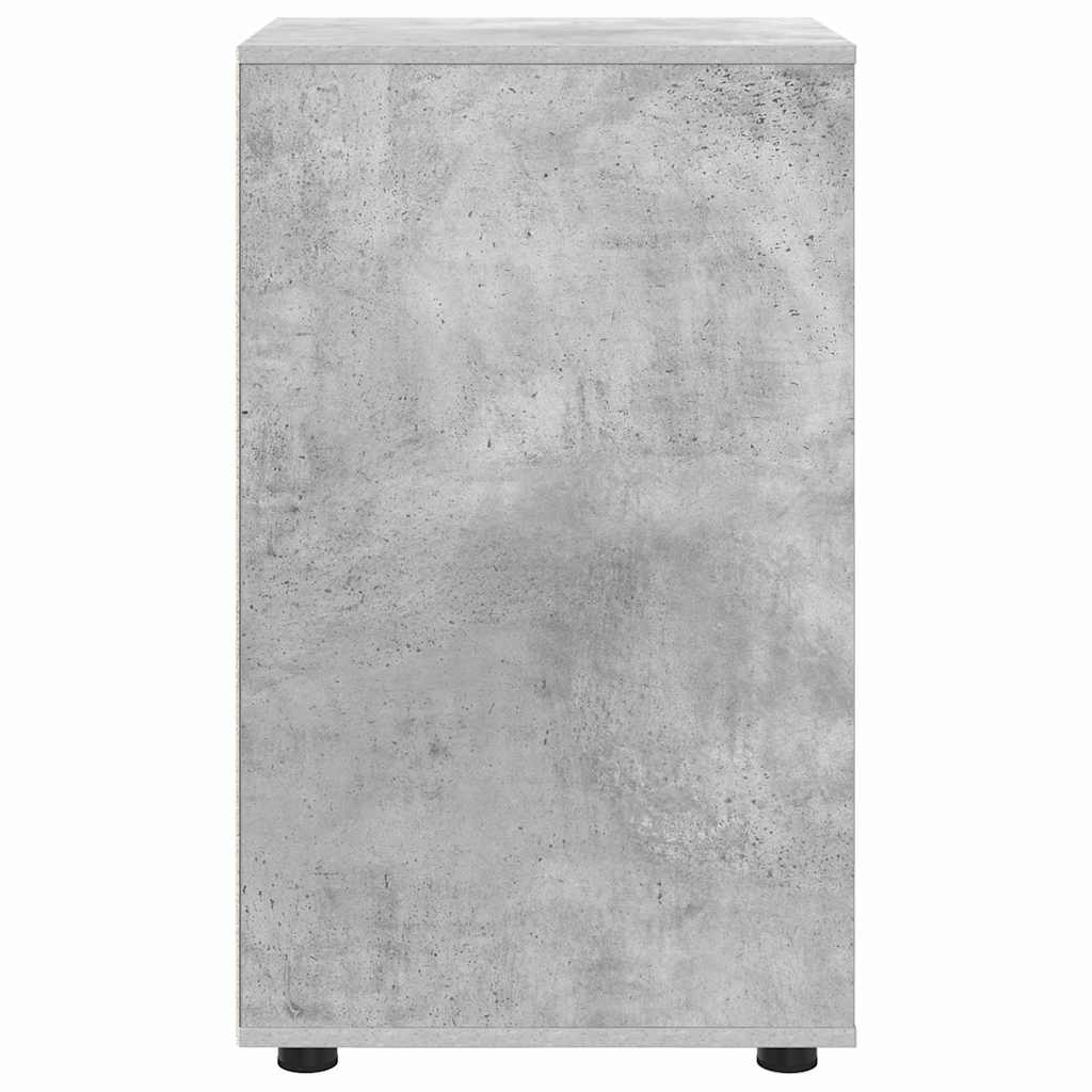 vidaXL Aufbewahrungsschrank Beton Grau 40 x 48 x 81 cm Holzwerkstoff