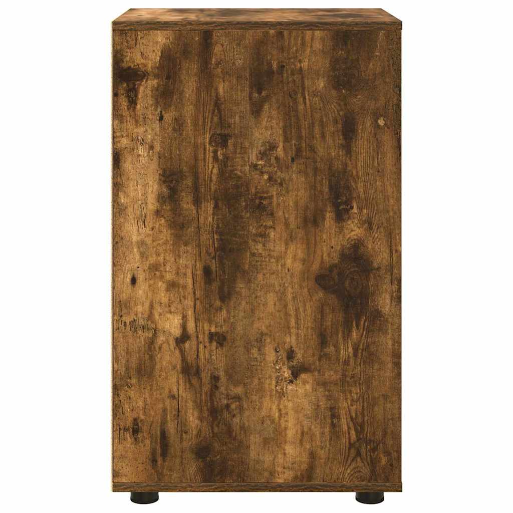 vidaXL Aufbewahrungsschrank Geräucherte Eiche 40 x 48 x 81 cm