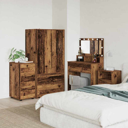 vidaXL Aufbewahrungsschrank Altholz 40 x 48 x 81 cm Holzwerkstoff