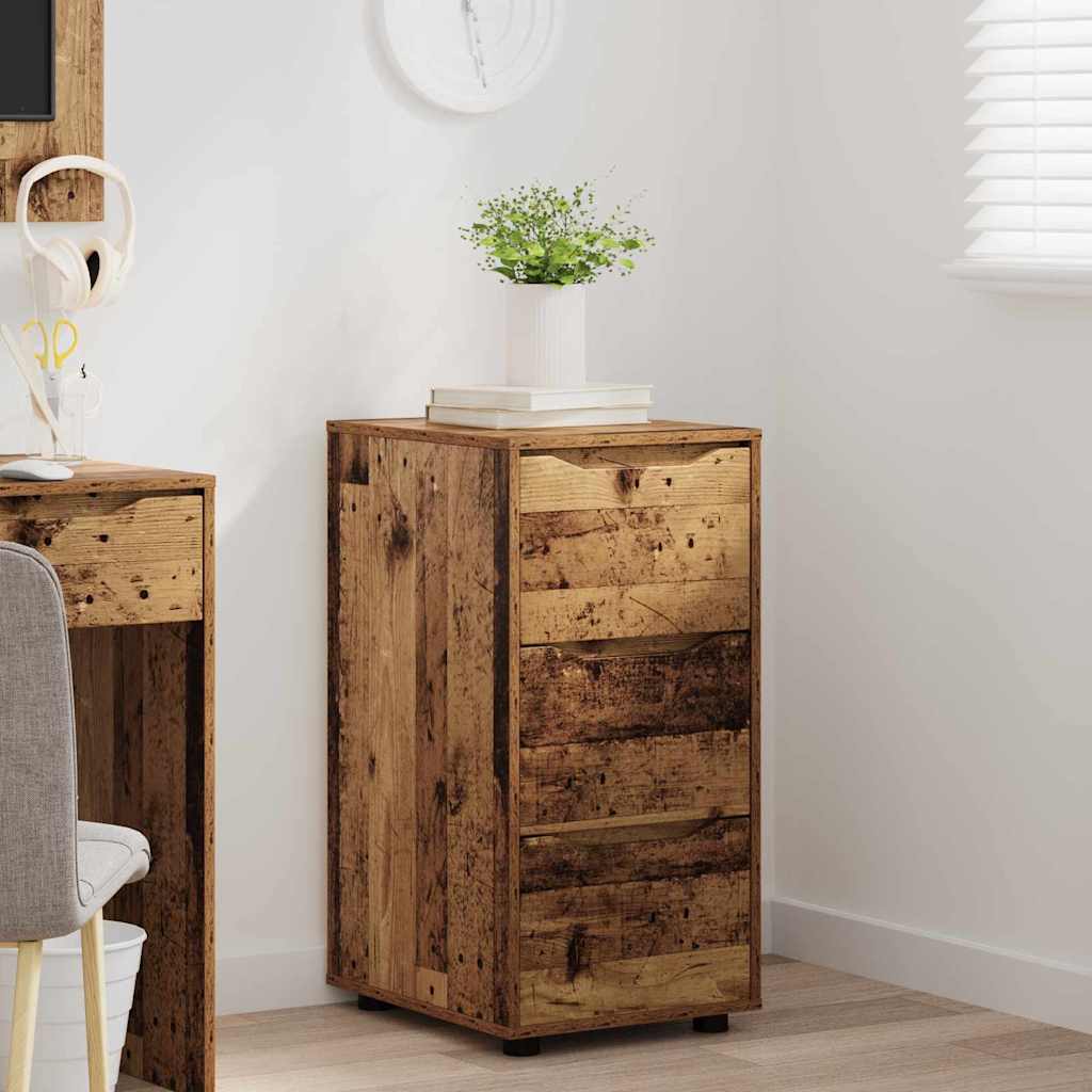 vidaXL Aufbewahrungsschrank Altholz 40 x 48 x 81 cm Holzwerkstoff