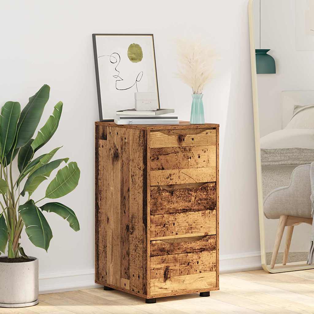 vidaXL Aufbewahrungsschrank Altholz 40 x 48 x 81 cm Holzwerkstoff