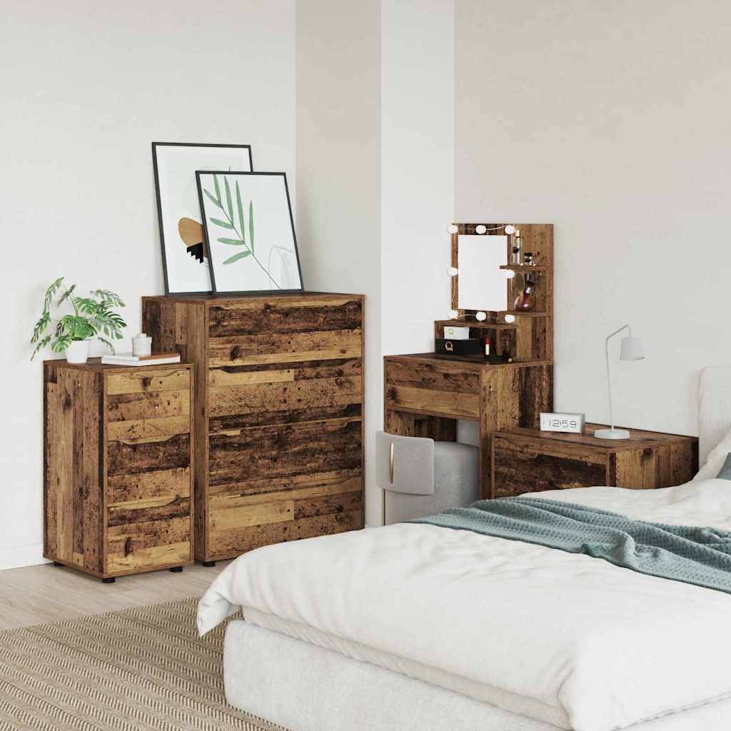 vidaXL Aufbewahrungsschrank Altholz 40 x 48 x 81 cm Holzwerkstoff