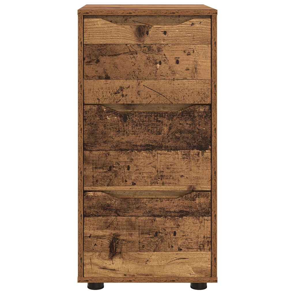 vidaXL Aufbewahrungsschrank Altholz 40 x 48 x 81 cm Holzwerkstoff