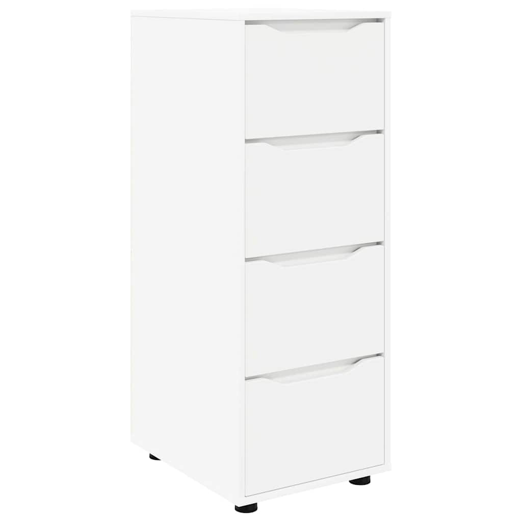 vidaXL Aufbewahrungsschrank Weiß 40 x 48 x 105 cm Holzwerkstoff