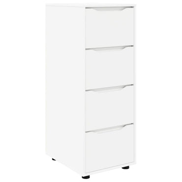 vidaXL Aufbewahrungsschrank Weiß 40 x 48 x 105 cm Holzwerkstoff