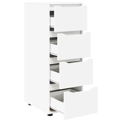 vidaXL Aufbewahrungsschrank Weiß 40 x 48 x 105 cm Holzwerkstoff