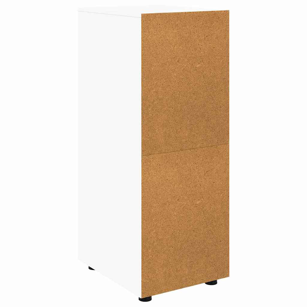 vidaXL Aufbewahrungsschrank Weiß 40 x 48 x 105 cm Holzwerkstoff