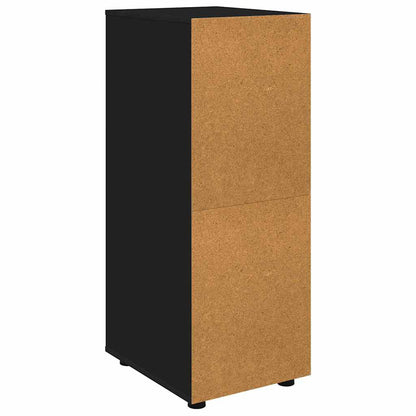vidaXL Aufbewahrungsschrank Schwarz 40 x 48 x 105 cm Holzwerkstoff