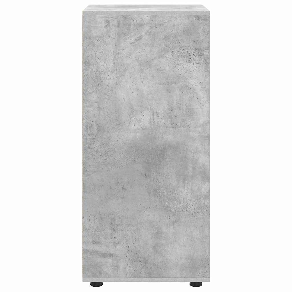 vidaXL Aufbewahrungsschrank Beton Grau 40 x 48 x 105 cm Holzwerkstoff
