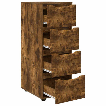 vidaXL Aufbewahrungsschrank Geräucherte Eiche 40 x 48 x 105 cm