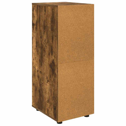 vidaXL Aufbewahrungsschrank Geräucherte Eiche 40 x 48 x 105 cm