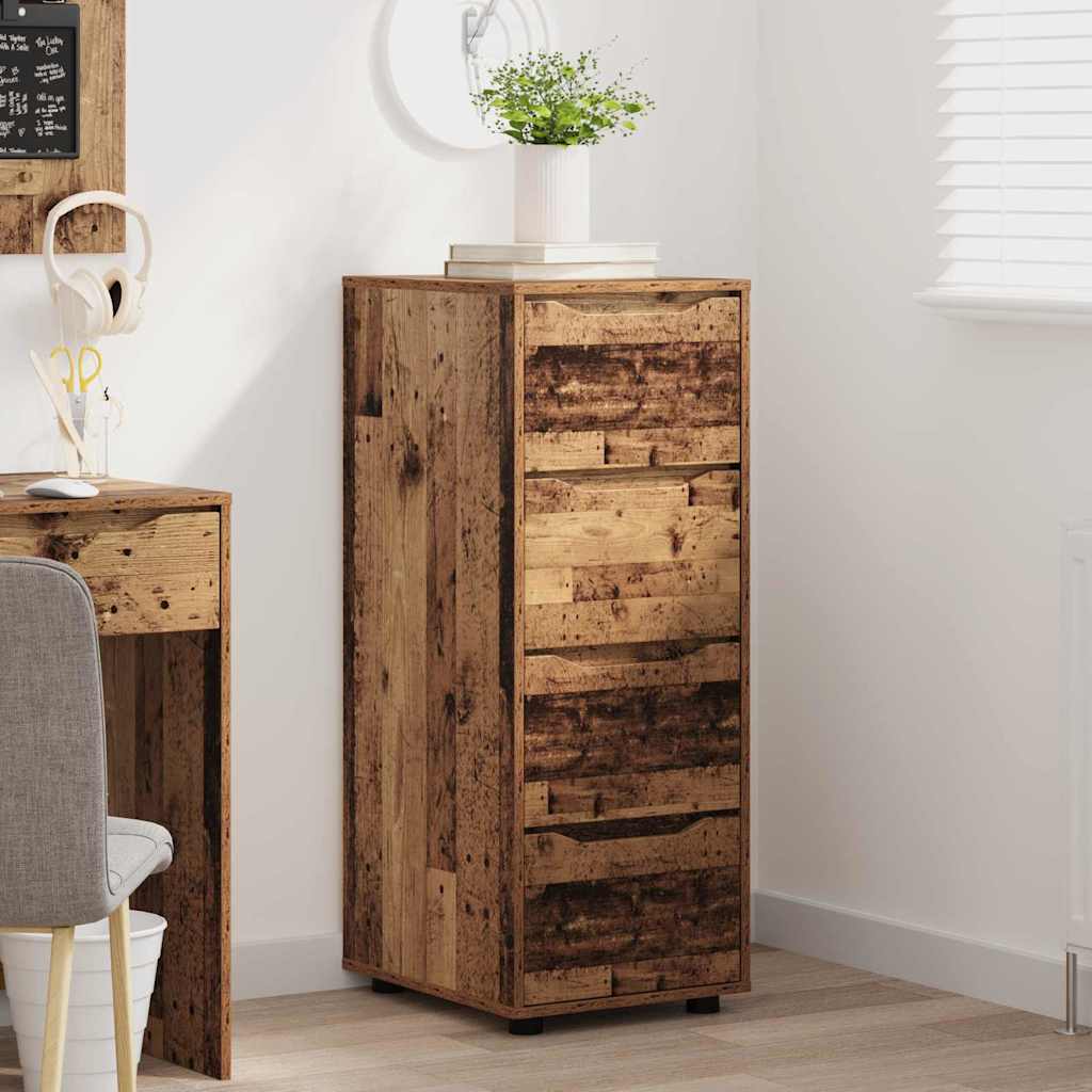 vidaXL Aufbewahrungsschrank Altholz 40 x 48 x 105 cm Holzwerkstoff