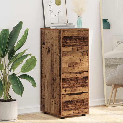 vidaXL Aufbewahrungsschrank Altholz 40 x 48 x 105 cm Holzwerkstoff