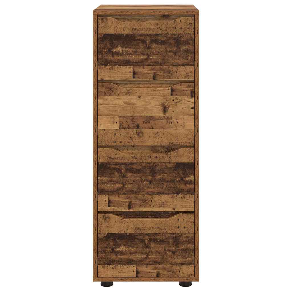 vidaXL Aufbewahrungsschrank Altholz 40 x 48 x 105 cm Holzwerkstoff