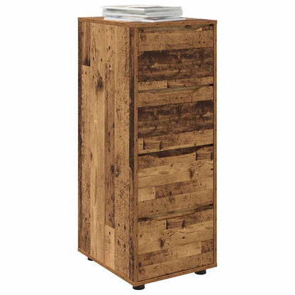 vidaXL Aufbewahrungsschrank Altholz 40 x 48 x 105 cm Holzwerkstoff
