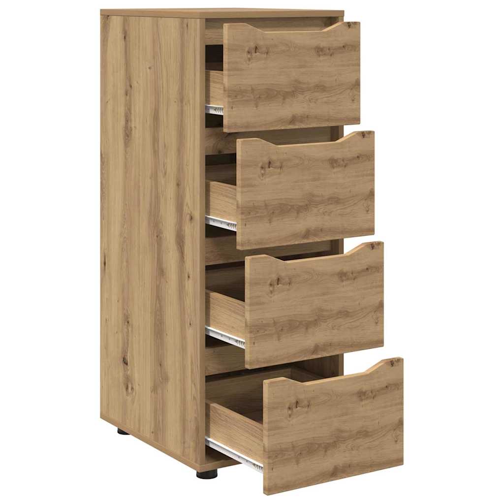 vidaXL Aufbewahrungsschrank Artisan-Eiche 40 x 48 x 105 cm