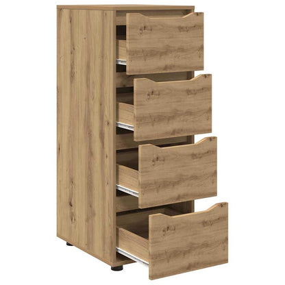vidaXL Aufbewahrungsschrank Artisan-Eiche 40 x 48 x 105 cm