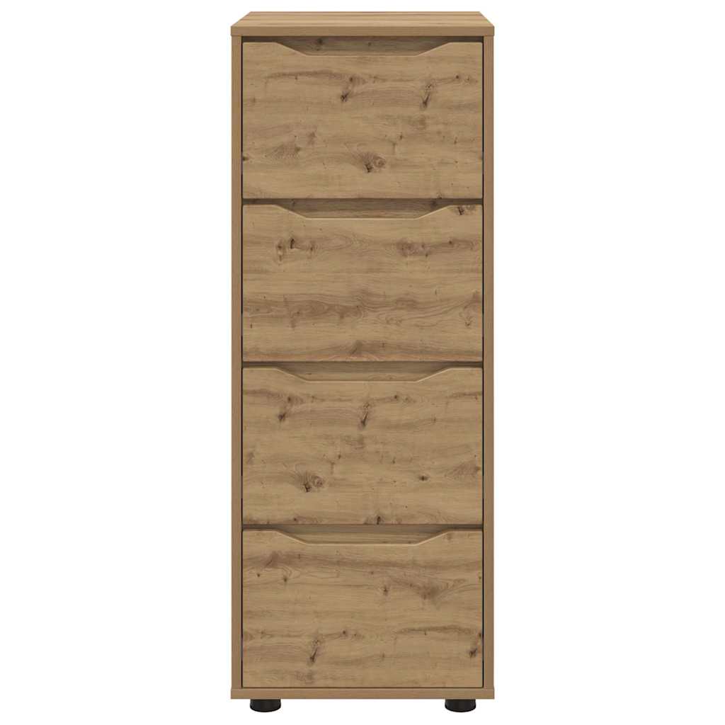 vidaXL Aufbewahrungsschrank Artisan-Eiche 40 x 48 x 105 cm