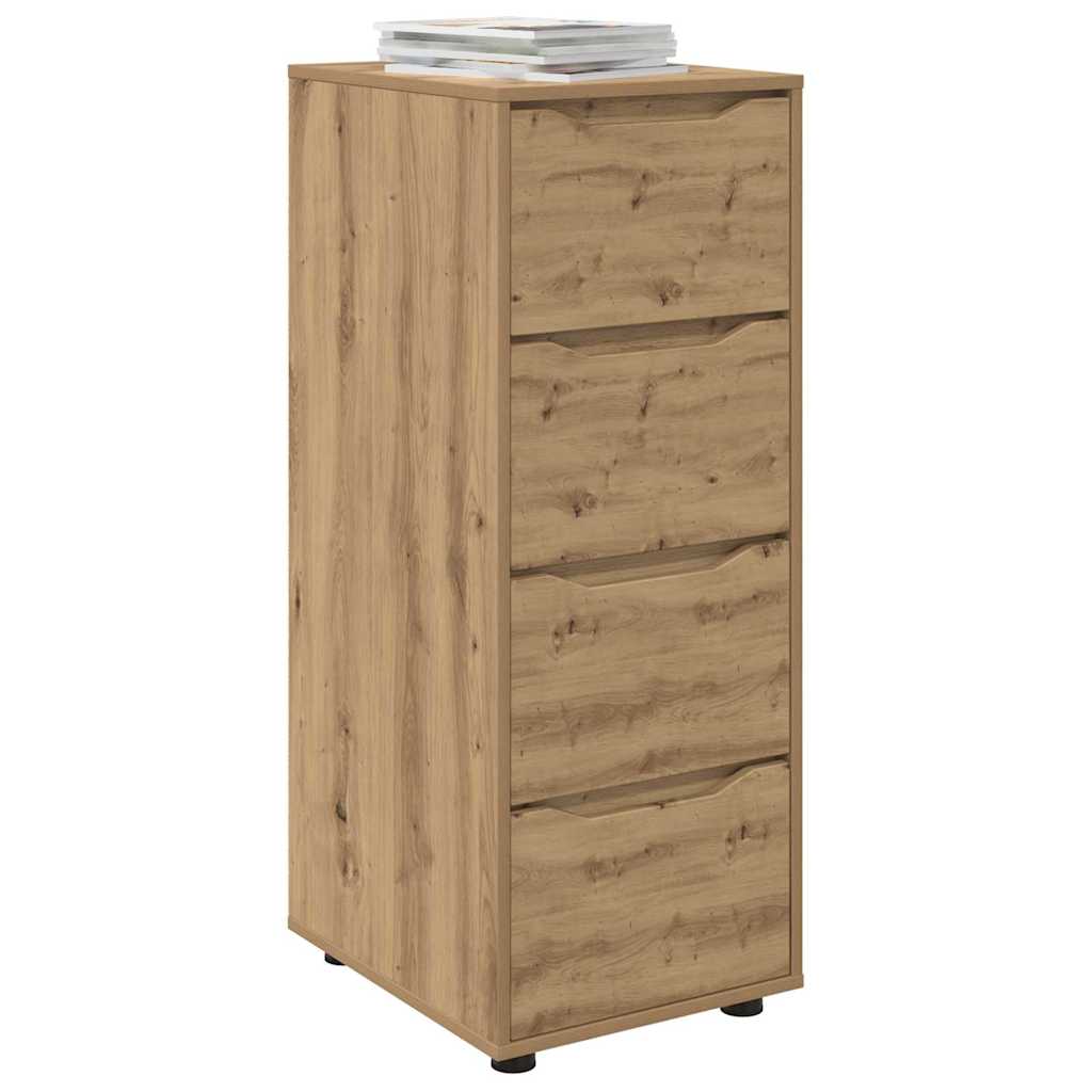 vidaXL Aufbewahrungsschrank Artisan-Eiche 40 x 48 x 105 cm