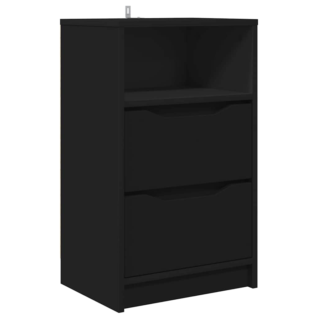 vidaXL Nachttisch Schwarz 40 x 30 x 467 cm Holzwerkstoff