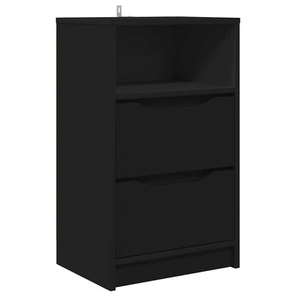 vidaXL Nachttisch Schwarz 40 x 30 x 467 cm Holzwerkstoff
